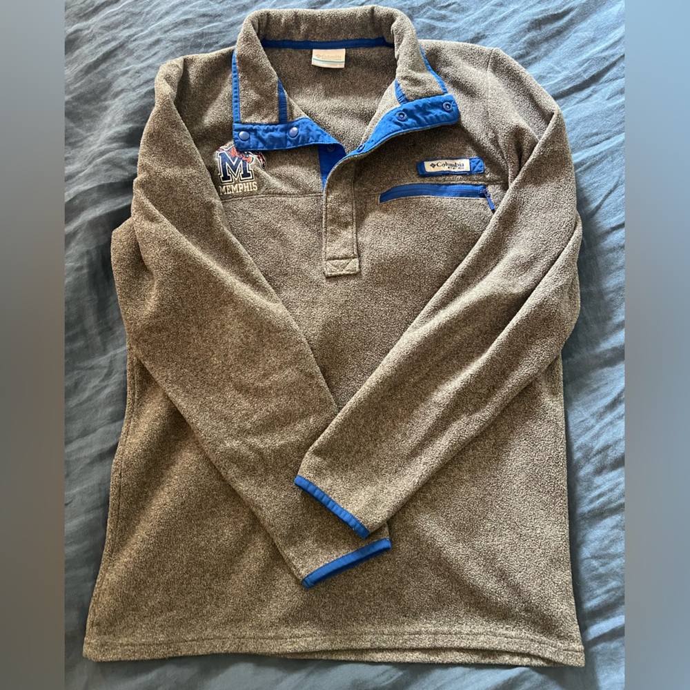 Unisex Columbia Pullover - University of Memphis. Size Small. Great condition!